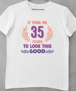 Alternative view of Personalised Adult Birthday T-Shirts