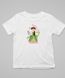 Alternative view of Kids Custom Birthday T-Shirts -Princess Theme T-Shirts