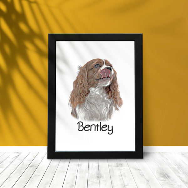 Personalised Pet Portrait Wall Frames - Gifts for Pet Lovers