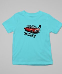 Alternative view of Kids Custom Birthday T-Shirts -Car Theme T-Shirts