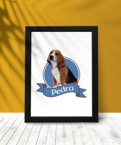Personalised Pet Portrait Wall Frames - Gifts for Pet Lovers