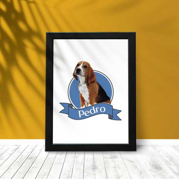 Personalised Pet Portrait Wall Frames - Gifts for Pet Lovers