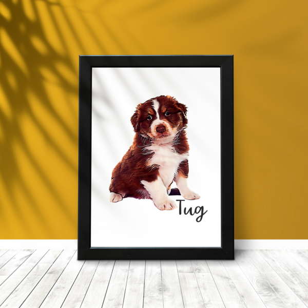 Personalised Pet Portrait Wall Frames - Gifts for Pet Lovers