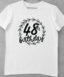 Alternative view of Personalised Adult Birthday T-Shirts