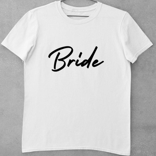 Alternative view of Personalised T-Shirts for Bachelor/Bachelorette Party - Bride & Groom T-Shirts