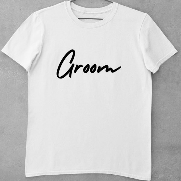 Alternative view of Personalised T-Shirts for Bachelor/Bachelorette Party - Bride & Groom T-Shirts