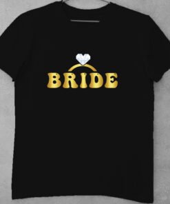 Alternative view of Personalised T-Shirts for Bachelor/Bachelorette Party - Bride & Groom T-Shirts