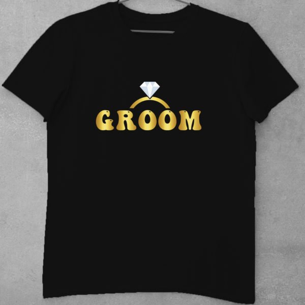 Alternative view of Personalised T-Shirts for Bachelor/Bachelorette Party - Bride & Groom T-Shirts