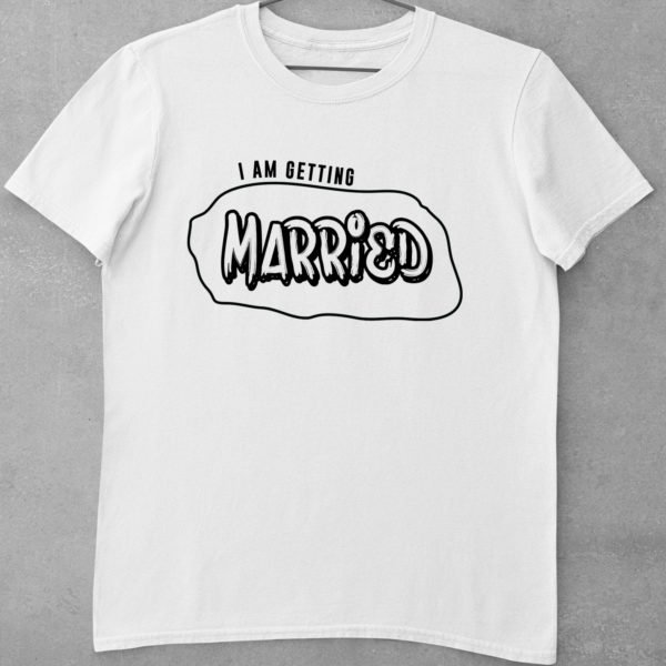 Alternative view of Personalised T-Shirts for Bachelor/Bachelorette Party - Bride & Groom T-Shirts