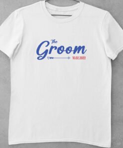 Alternative view of Personalised T-Shirts for Bachelor/Bachelorette Party - Bride & Groom T-Shirts