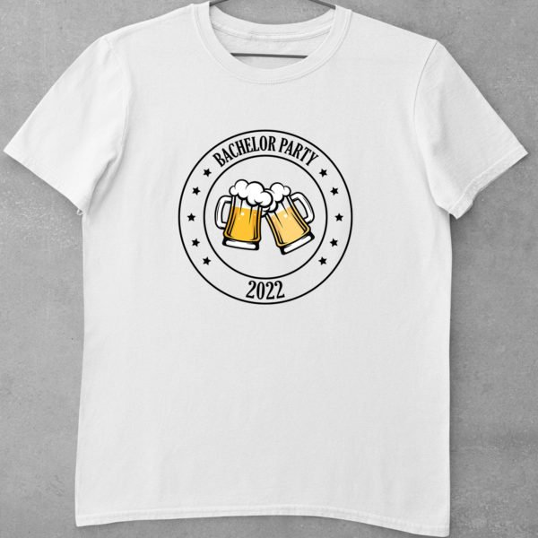 Alternative view of Personalised T-Shirts for Bachelor/Bachelorette Party - Bride & Groom T-Shirts