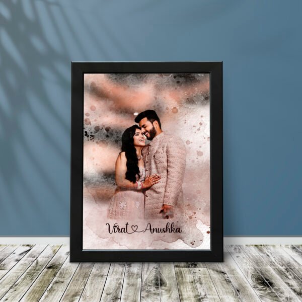 Couples Portrait Frames - Watercolor Portrait - Gifts for Him & Her - Personalised Home Decor