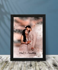 Couples Portrait Frames - Watercolor Portrait - Gifts for Him & Her - Personalised Home Decor