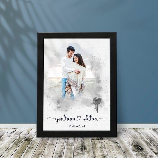 Couples, Couples Portrait Frames - Gifts for Him & Her - Personalised Home Decor