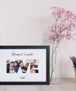 Couples, Couples Anniversary Collage Frames - Anniversary Gifts for Him & Her - Personalised Home Decor
