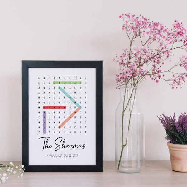 Family Collage Frames - Family Gifts - Personalised Home Decor