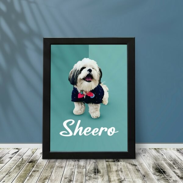 Personalised Pet Portrait Wall Frames - Gifts for Pet Lovers
