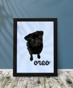 Personalised Pet Portrait Wall Frames - Gifts for Pet Lovers