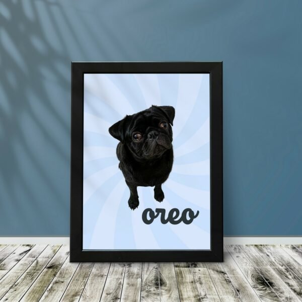 Personalised Pet Portrait Wall Frames - Gifts for Pet Lovers