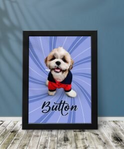 Personalised Pet Portrait Wall Frames - Gifts for Pet Lovers