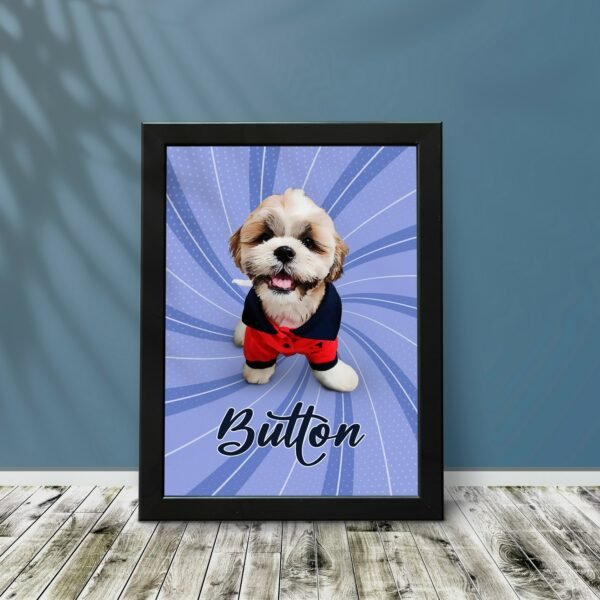 Personalised Pet Portrait Wall Frames - Gifts for Pet Lovers