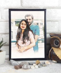 Customized Couple Portrait wall frames