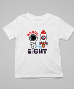 Alternative view of Kids Custom Birthday T-Shirts -Space Theme T-Shirts