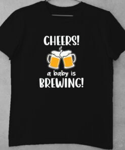 Alternative view of Personalised Family Baby Shower T-Shirts