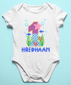Alternative view of Personalized First Birthday Baby Rompers/T-Shirts