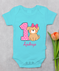 Alternative view of Personalized First Birthday Baby Rompers/T-Shirts