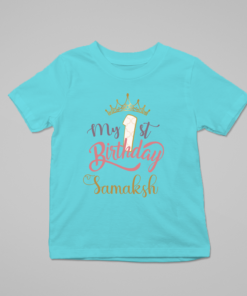 Alternative view of Personalized First Birthday Baby Rompers/T-Shirts