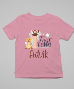 Alternative view of Personalized First Birthday Baby Rompers/T-Shirts