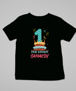 Alternative view of Personalized First Birthday Baby Rompers/T-Shirts