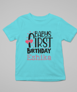 Alternative view of Personalized First Birthday Baby Rompers/T-Shirts