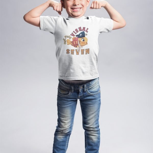 Kids Custom Birthday T-Shirts -Pirate Theme T-Shirts