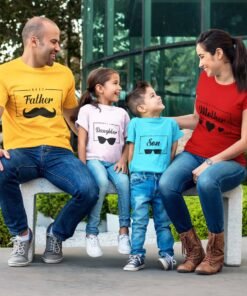 Personalised Family Group T-Shirts - Family Matching T-Shirts