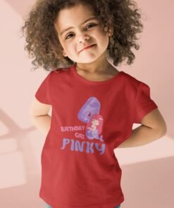 Kids Custom Birthday T-Shirts -Mermaid Theme T-Shirts