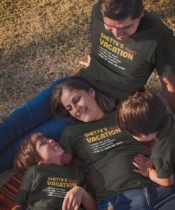 Personalised Family Matching Group Vacation T-Shirts