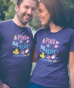 Personalised Family Baby Shower T-Shirts