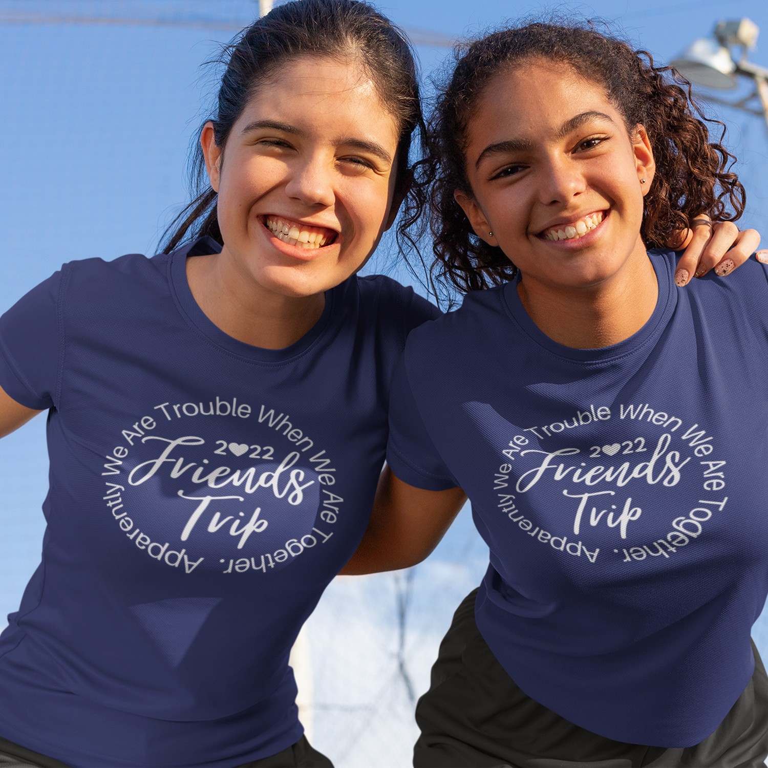 Friends Group Vacation T-Shirts - Group T-Shirts for Friends - Divine Bonds