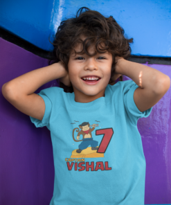 Kids Custom Birthday T-Shirts -Pirate Theme T-Shirts