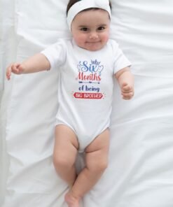Personalized Half Birthday Baby Rompers
