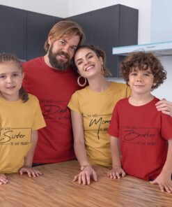 Personalised Family Group T-Shirts - Family Matching T-Shirts