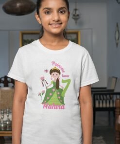 Kids Custom Birthday T-Shirts -Princess Theme T-Shirts