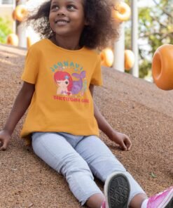 Kids Custom Birthday T-Shirts -Mermaid Theme T-Shirts