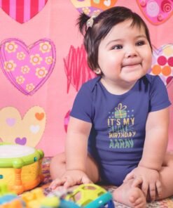 Personalized Half Birthday Baby Rompers
