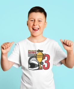 Kids Custom Birthday T-Shirts -Car Theme T-Shirts