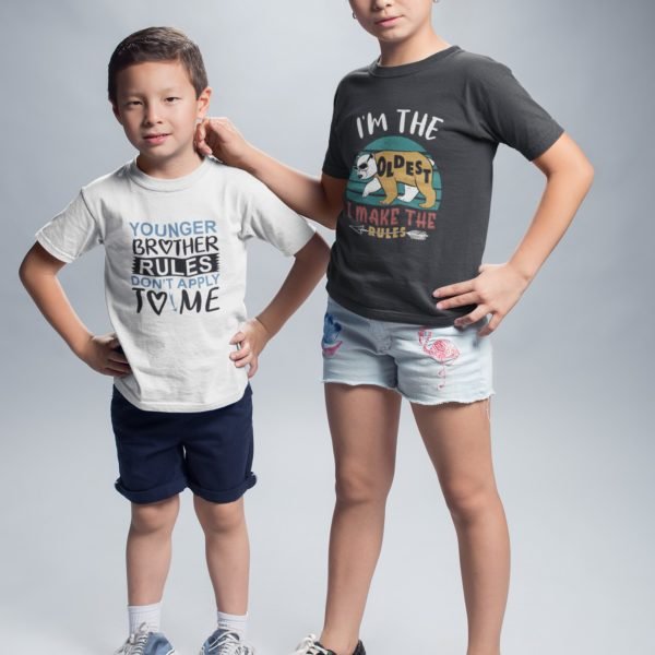 Siblings Matching T-Shirts - Brother & Sister Matching T-Shirts - Rakhi Gifts for Kids