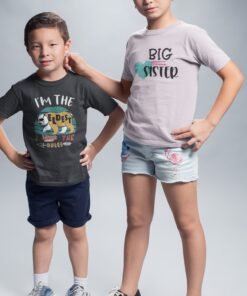 Siblings Matching T-Shirts - Brother-Sister Matching T-Shirts - Rakhi Gifts for Kids