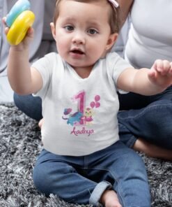 Personalized First Birthday Baby Rompers/T-Shirts